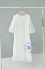 BBD Eid Adha 2023: Organza Sleeve Long Dress (Off White)