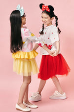 BBD Tutu Skirt - Maroon Red (Below Knee)