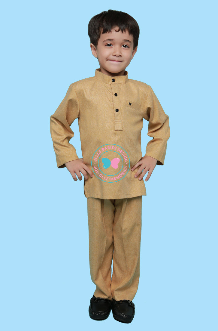 BBD Baju Melayu - Mustard