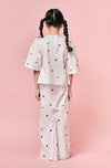 BBD x Disney - Minnie Mouse Kurung Kedah - White