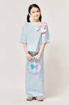 BBD x Disney - Minnie Mouse Kurung Kedah - Blue