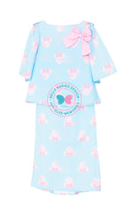 BBD x Disney - Minnie Mouse Kurung Kedah - Blue