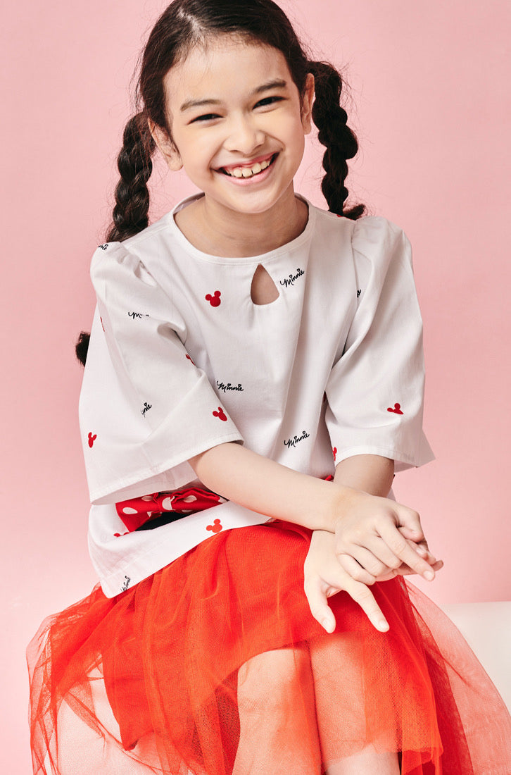 BBD Tutu Skirt - Maroon Red (Below Knee)