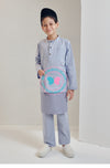 BBD Baju Melayu - Dusty Blue