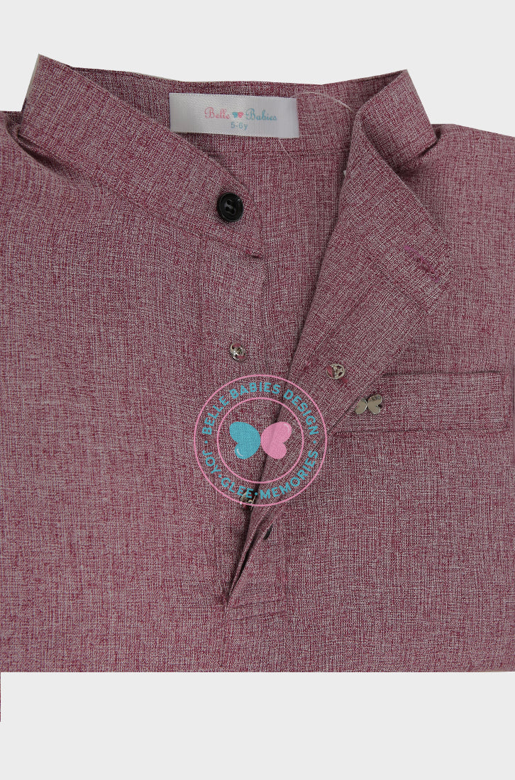 BBD Baju Melayu - Mauve Pink