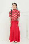 BBD Lengha (Deepavali) - Red