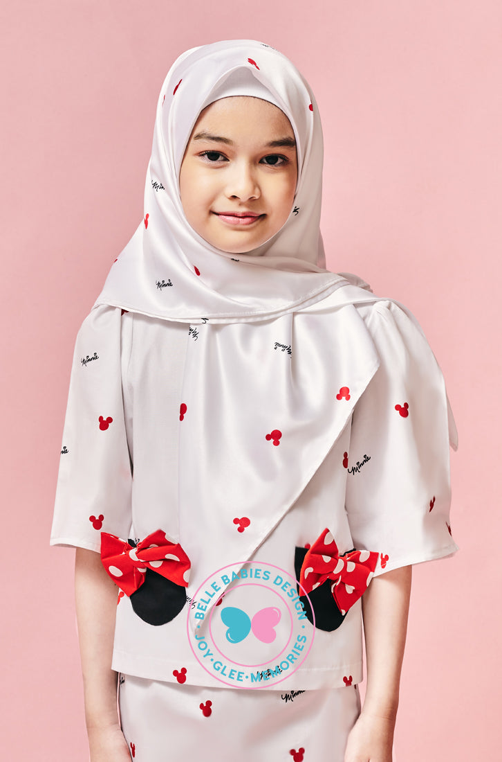 BBD x Disney - Minnie Mouse Square Scarf ("bawal")