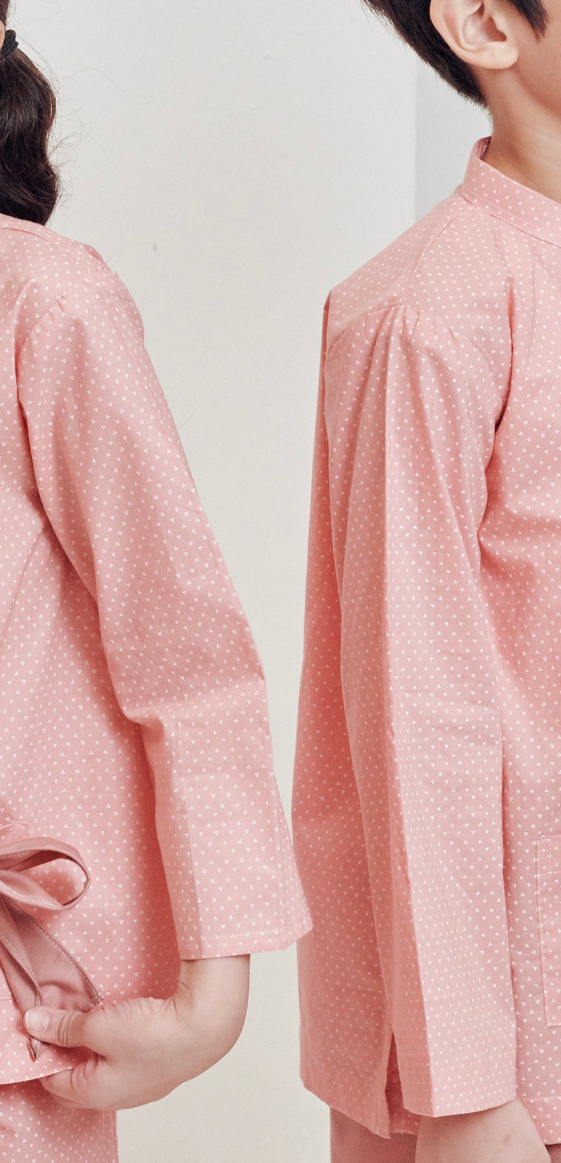 BBD Baju Melayu - Salmon Pink