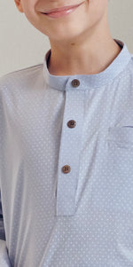 BBD Baju Melayu - Dusty Blue