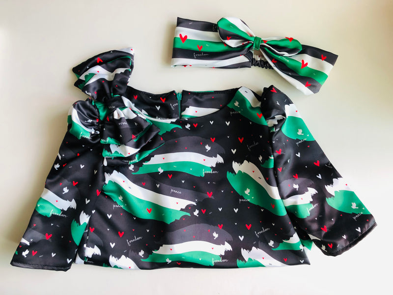 BBD capsule collection: Palestine Top with Bow