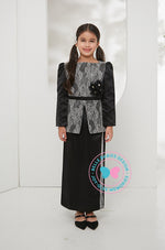 Enchanted Raya 2023: Lacey peplum (Black) (March 2023)