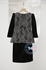 Enchanted Raya 2023: Lacey peplum (Black) (March 2023)