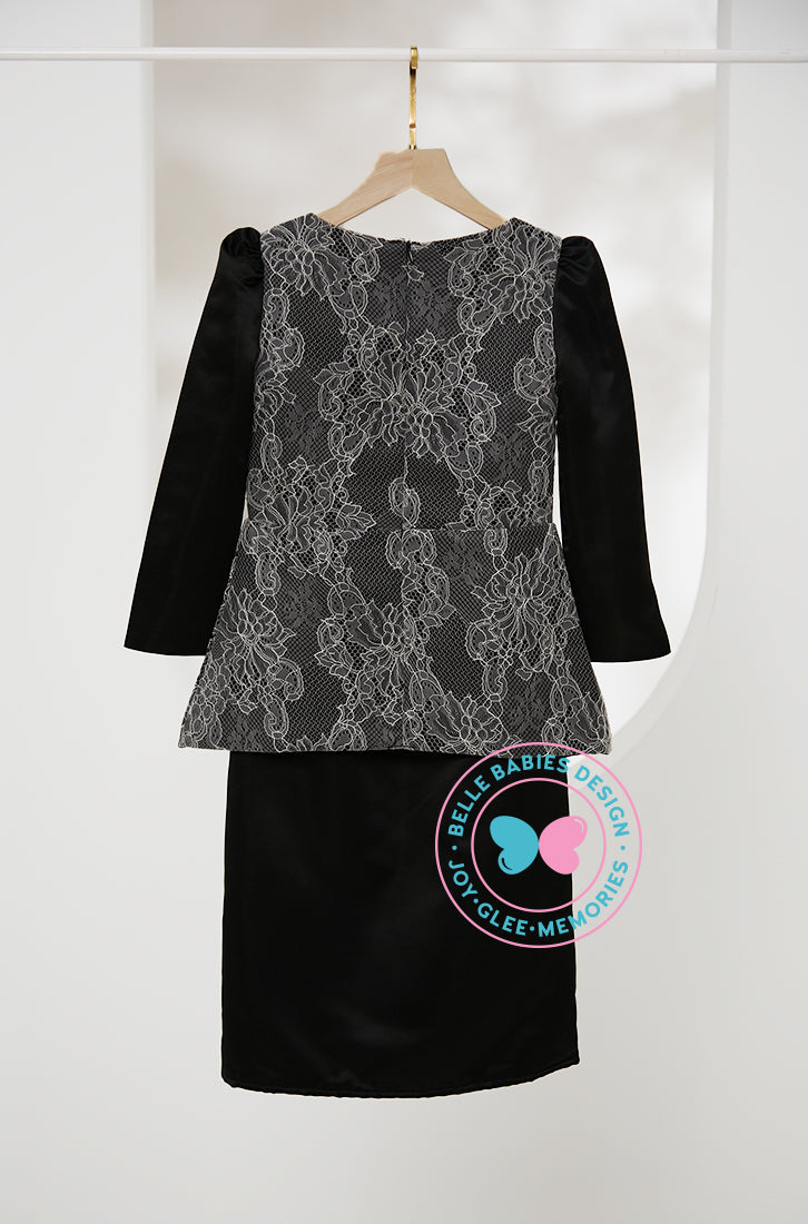 Enchanted Raya 2023: Lacey peplum (Black) (March 2023)