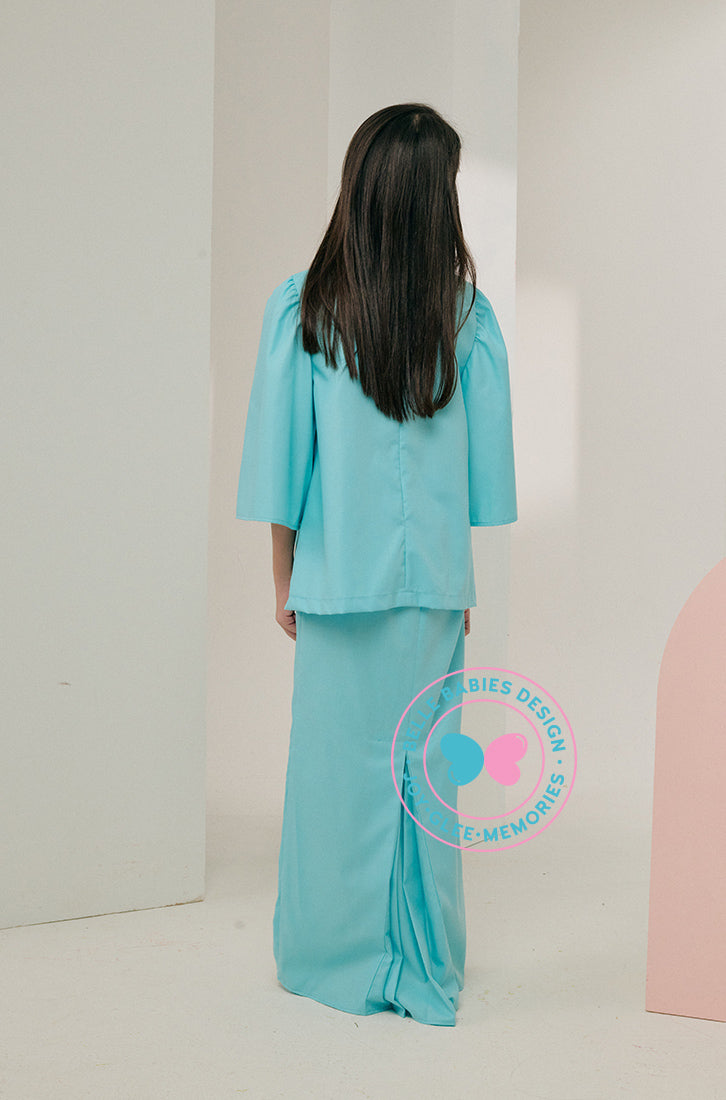 Ola Oli x BBD Darling Kurung Kedah (Baby blue)