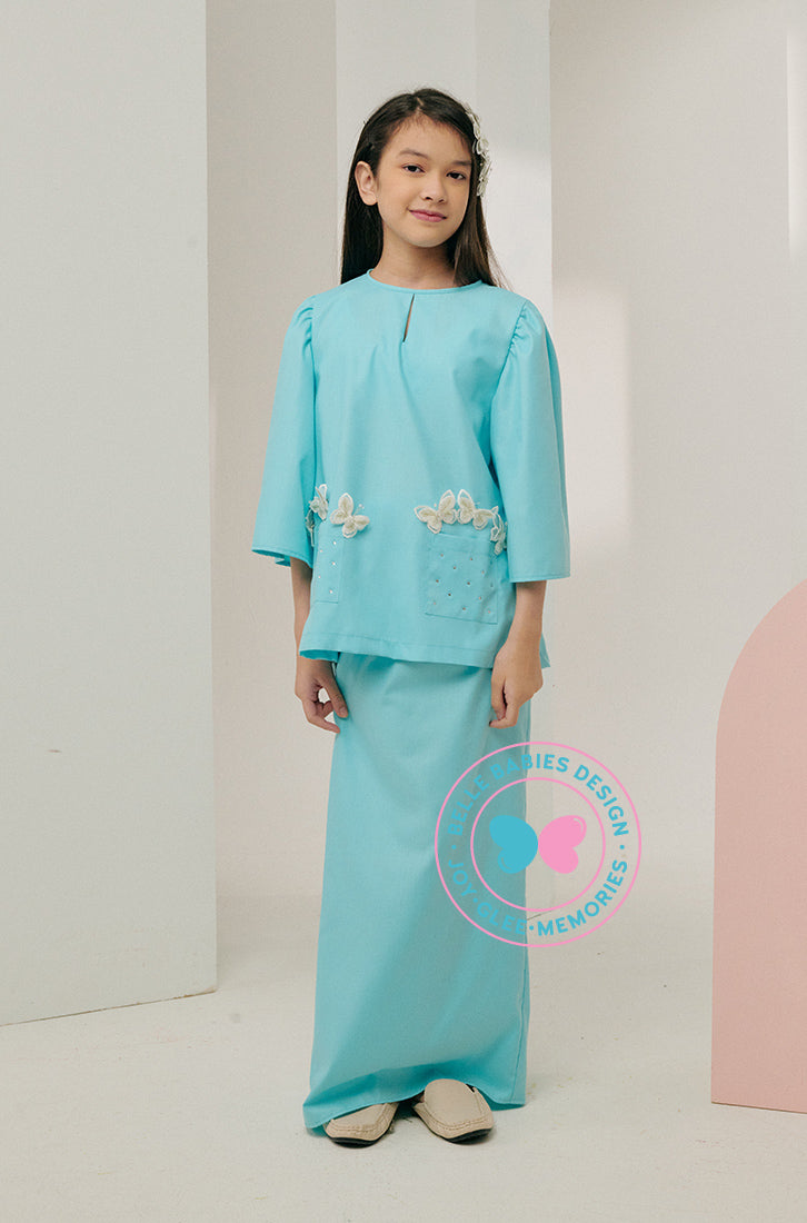 Ola Oli x BBD Darling Kurung Kedah (Baby blue)