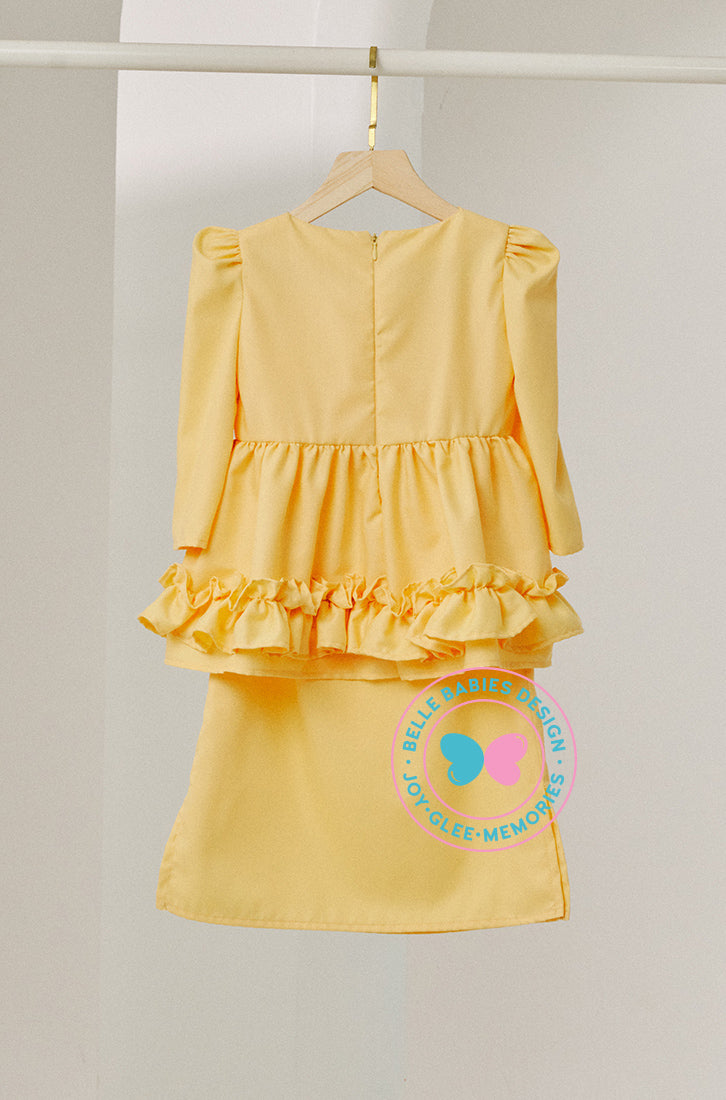 Ola Oli x BBD Dazzling Peplum Ruffles (Yellow) – BBD Lifestyle Group ...