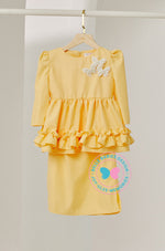 Ola Oli x BBD Dazzling Peplum Ruffles (Yellow)