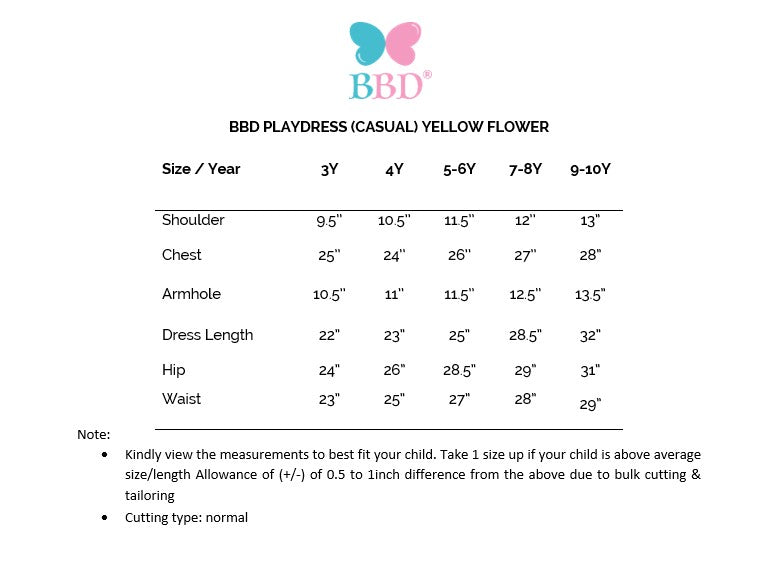 BBD Casual : Ruffled Playdress (yellow)