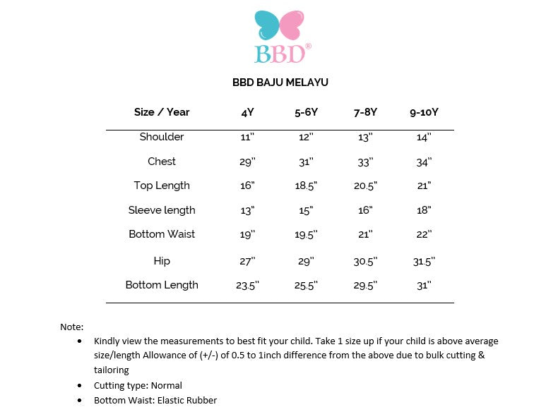 BBD Baju Melayu - Dusty Green