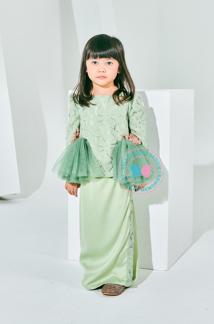 BBD Luxe Tutu Kurung (Sage Green)