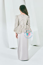 BBD Luxe Tutu Kurung (Ash Grey)