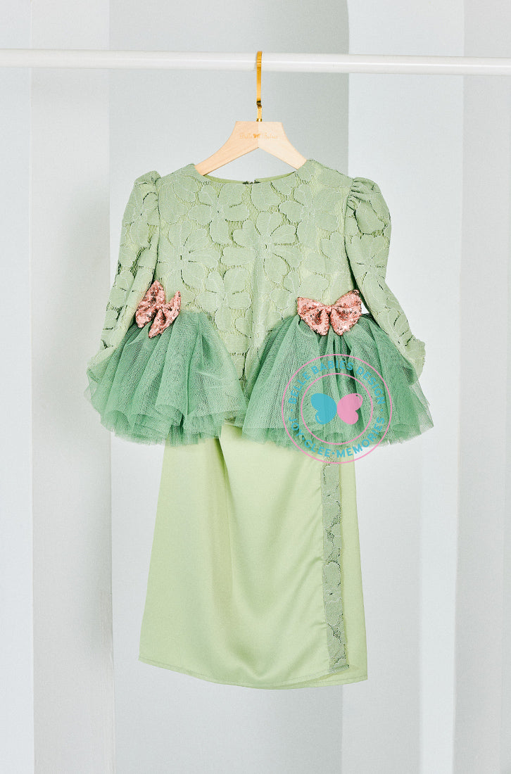 BBD Luxe Tutu Kurung (Sage Green)