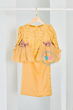 BBD Luxe Tutu Kurung (Mustard Yellow)