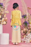 BBD Peplum Feathers - Medium Yellow