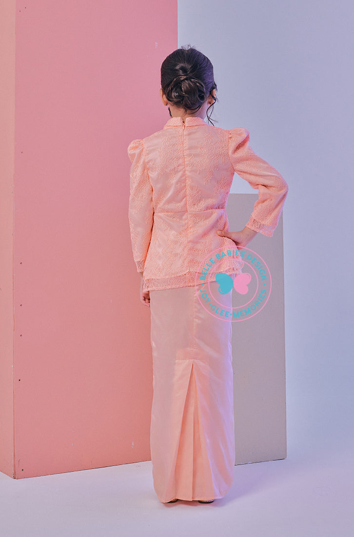 BBD Kebaya Lace - Pastel Peach