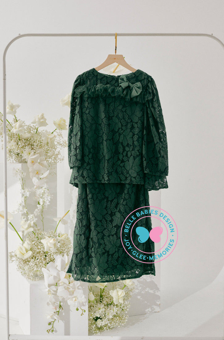 Enchanted Eid 2023: Doll Lace Emerald Green