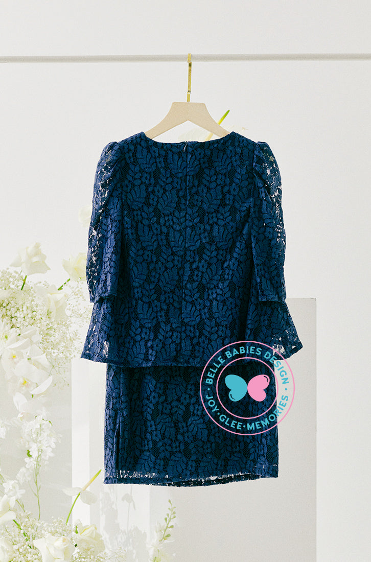 Enchanted Eid 2023: Doll Lace Navy Blue