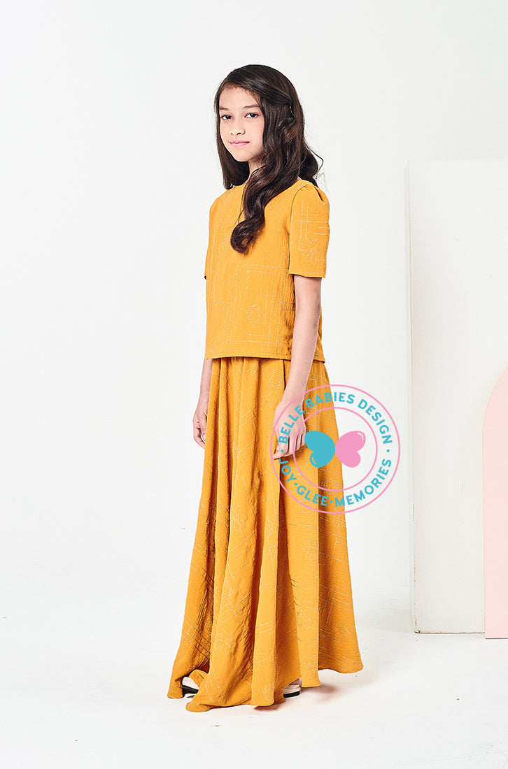 BBD Lengha Embroidery 2022 -Mustard