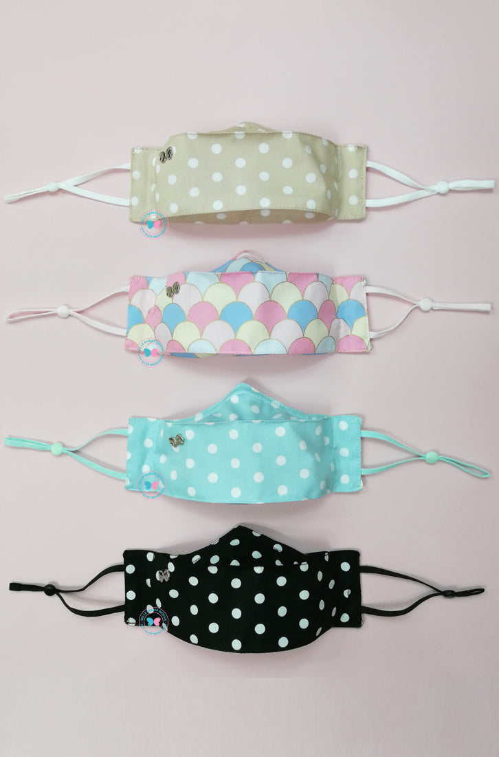 (PRE-ORDER)  2-PLY ‘Fish-Shaped’ Fabric Mask (cotton)