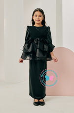Enchanted Eid 2023: Sequin Drape Kurung (Black)