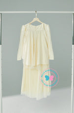 (As-is) BBD Eid Adha 2023: Glitter Sparkle Tulle (Yellow Cream)