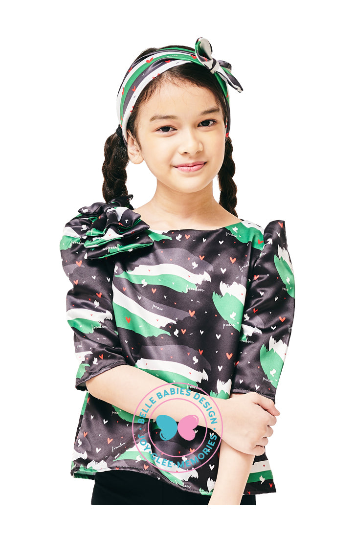 BBD capsule collection: Palestine Top with Bow