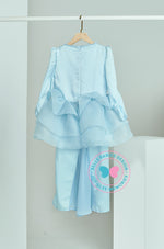 Enchanted Eid 2023: Sequin Drape Kurung (Baby Blue)