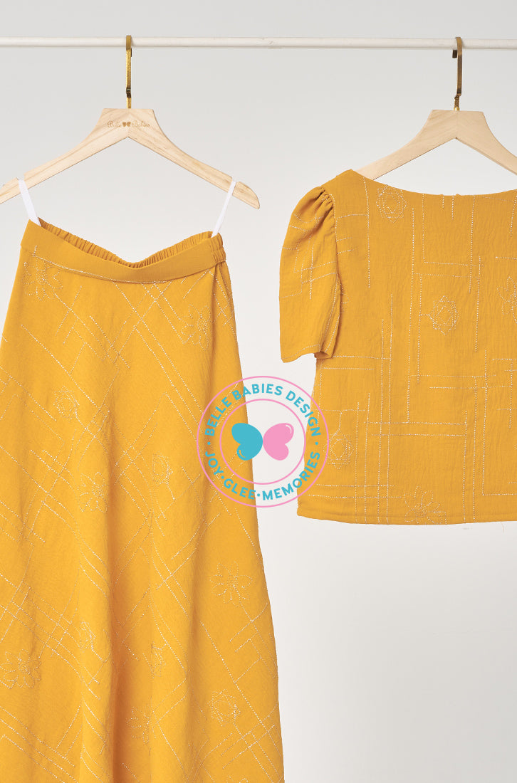 BBD Lengha Embroidery 2022 -Mustard