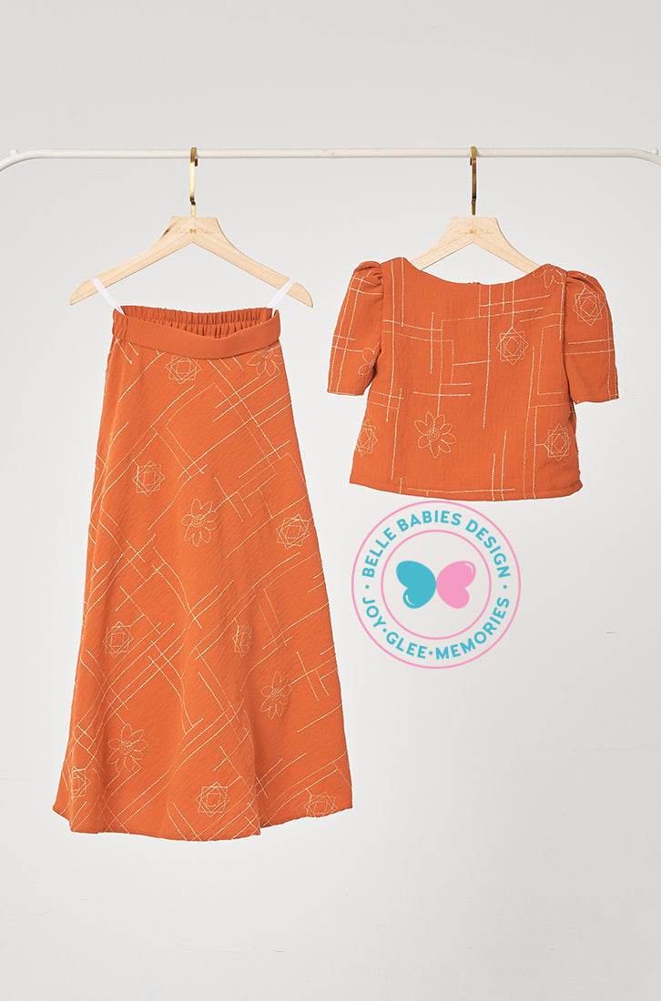 BBD Lengha Embroidery 2022 -Orange