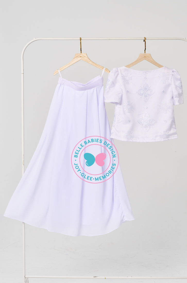 BBD Lace Embroidery Dress 2022 -White
