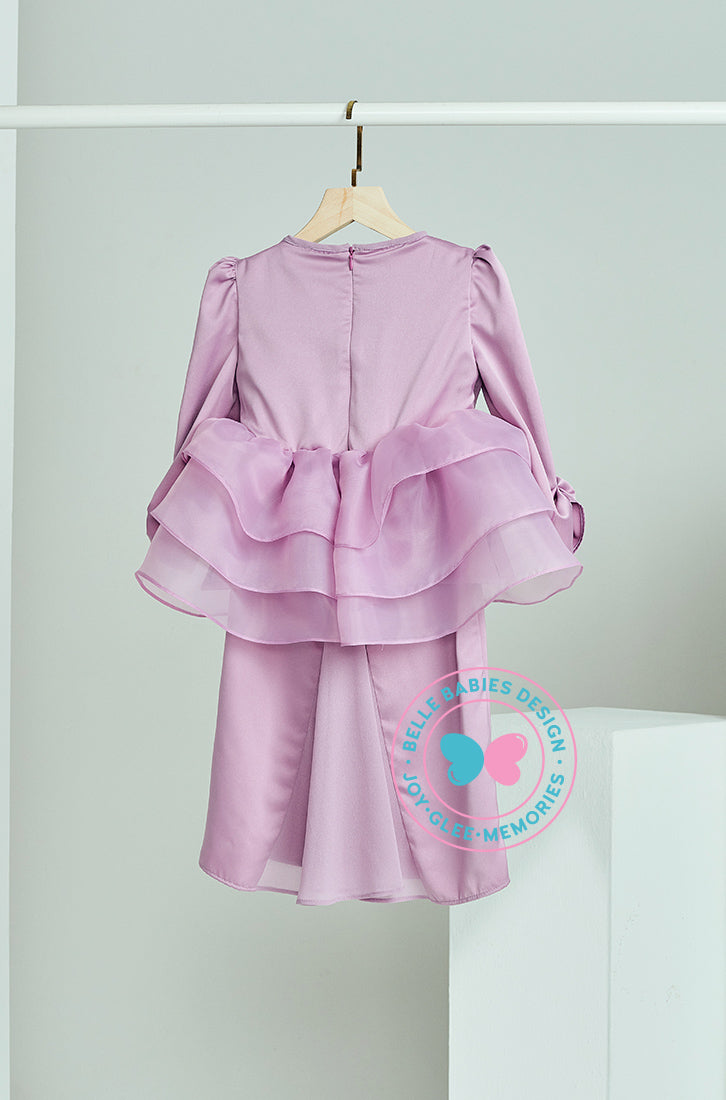 Enchanted Eid 2023: Sequin Drape Kurung (Purple)