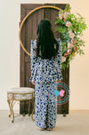 Enchanted Eid 2023: Scallop Peplum Dark Blue