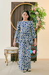 Enchanted Eid 2023: Scallop Peplum Dark Blue