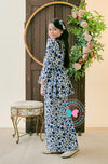 Enchanted Eid 2023: Scallop Peplum Dark Blue