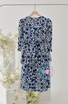 Enchanted Eid 2023: Scallop Peplum Dark Blue