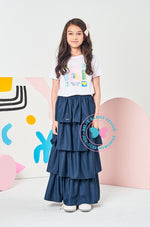 BBD Down Syndrome Awareness 2022: Skirt Ruffled Navy Blue