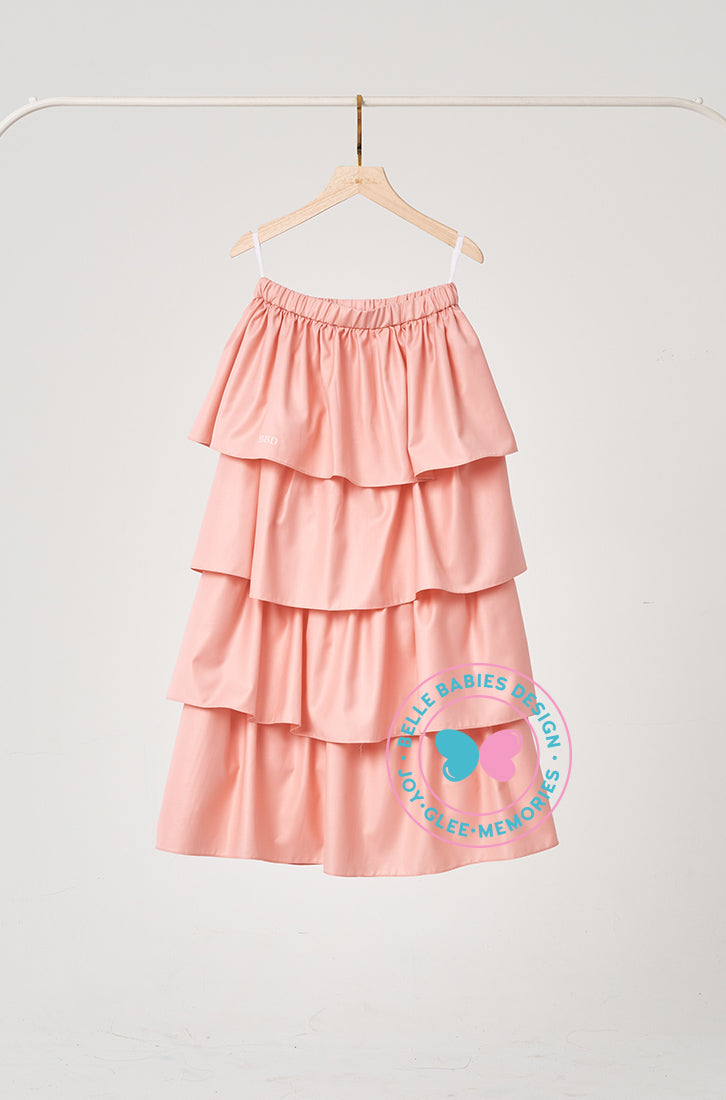 BBD Down Syndrome Awareness 2022: Skirt Ruffled Peach