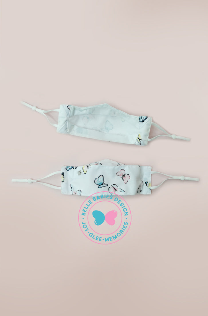 (PRE-ORDER)  2-PLY ‘Fish-Shaped’ Fabric Mask (Tropical Themed)