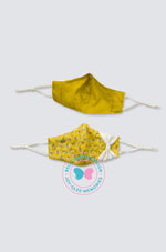 (PRE-ORDER)  2-PLY Bow Fabric Mask (Tropical themed)