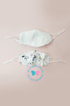 (PRE-ORDER)  2-PLY Bow Fabric Mask (Tropical themed)